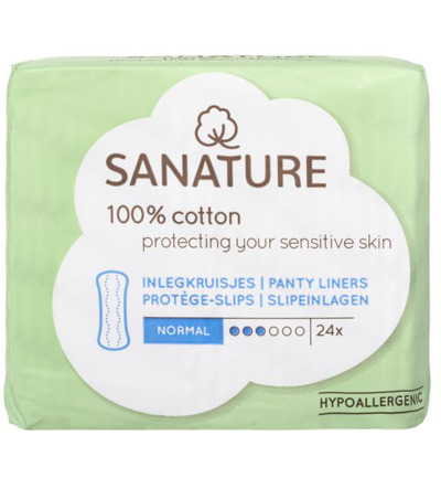 Sanature Inlegkruisje normaal 100% katoen (24 stuks)