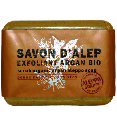 Aleppo Soap Co Aleppo zeep exfoliant argan bio (100 gr)