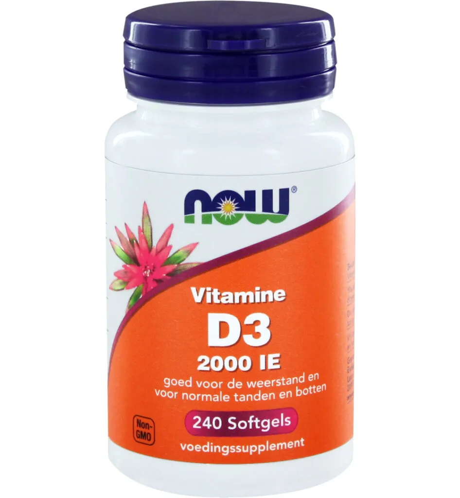 Now Vitamine D3 2000IE (240 softgels)