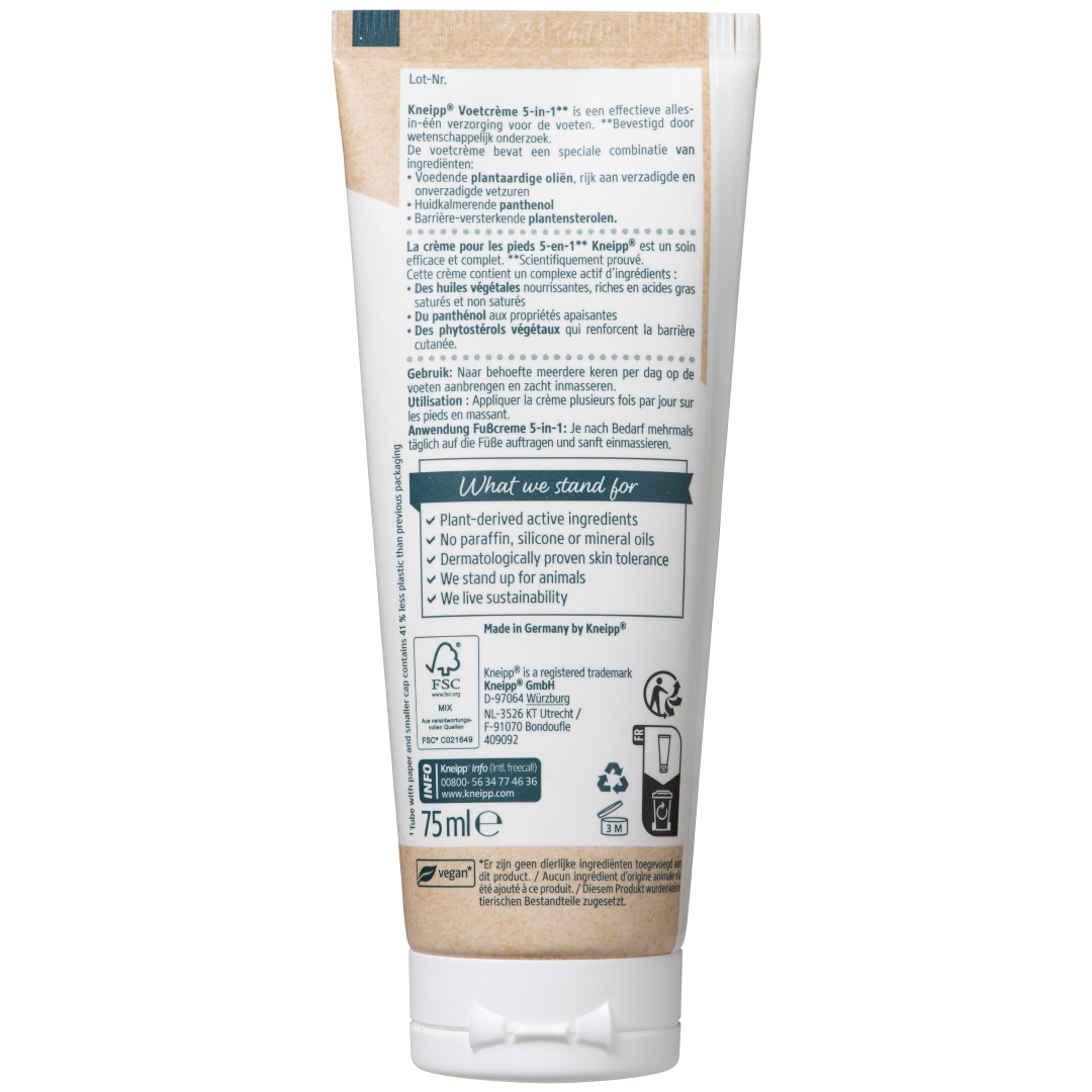 Kneipp Voetcreme 5-in-1 (75 ml) - image 3