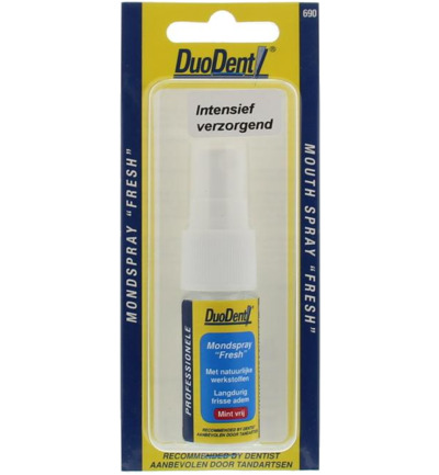 Duodent Mondspray fresh mintvrij (11 ml)