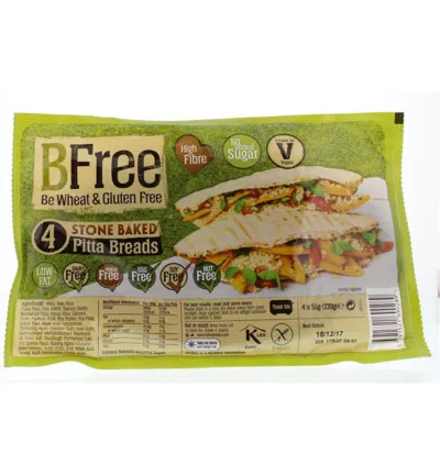 Bfree Pitabroodjes (4 stuks)