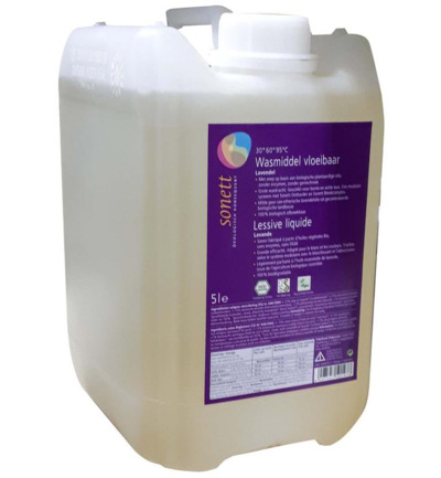 Sonett Wasmiddel vloeibaar lavendel (5000 ml)