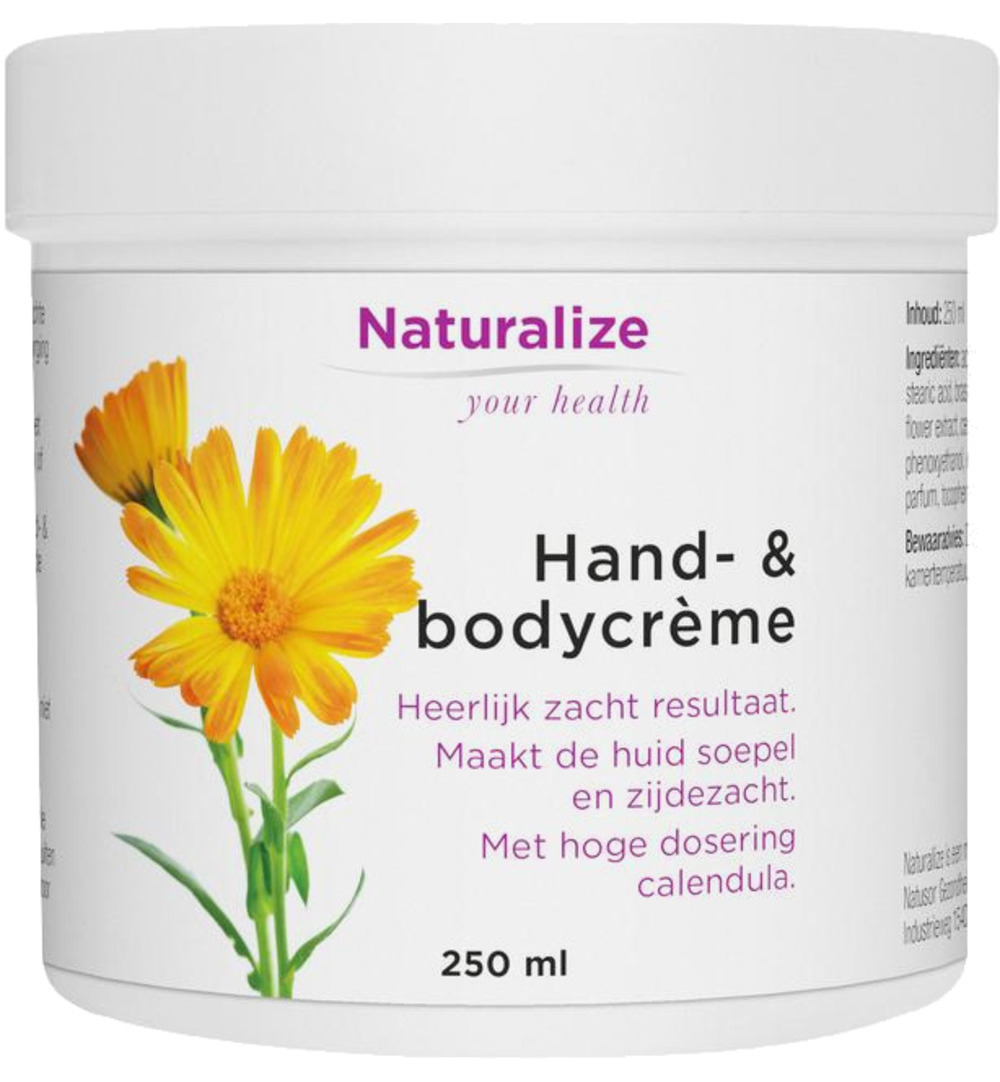 Naturalize Hand en bodycreme (250 ml)