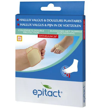 Epitact Voetzoolkussentjes dubbel maat 42/45 (2 stuks)