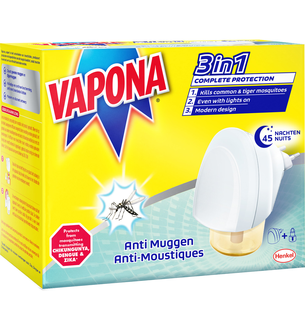 Vapona Anti Mug Stekker 45 Nachten (1 stuk)