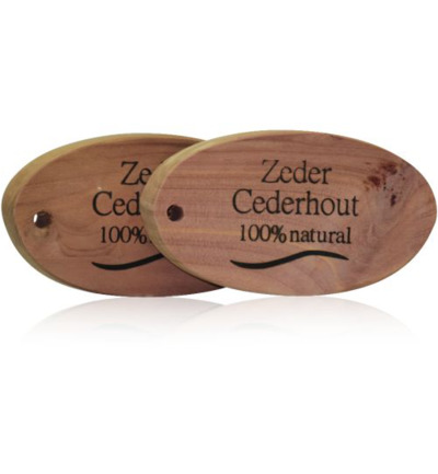 Beautylin Cederhout Ovaal 100% Natuurlijk (3 stuks)