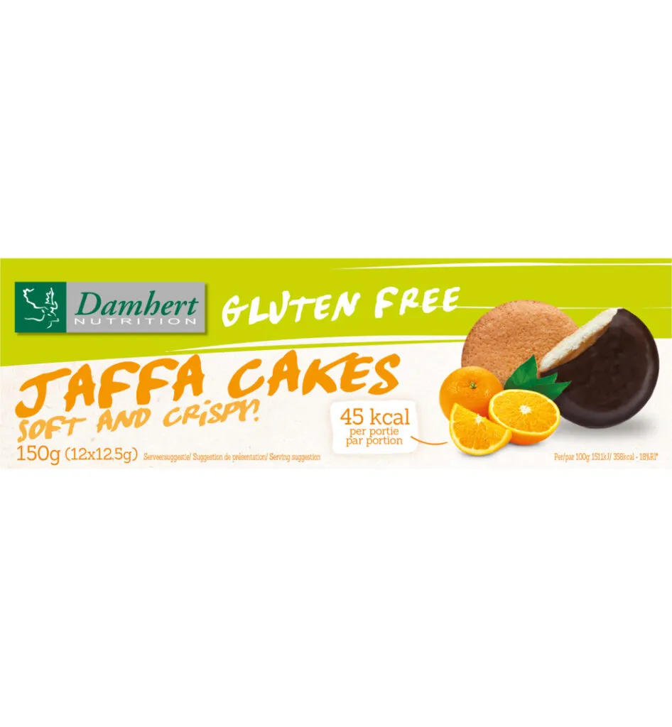 Damhert Jaffa cakes glutenvrij (150 gr)