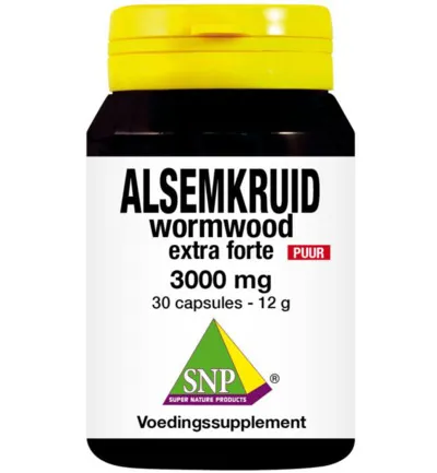 Snp Alsemkruid wormwood 3000 mg puur (30 capsules)