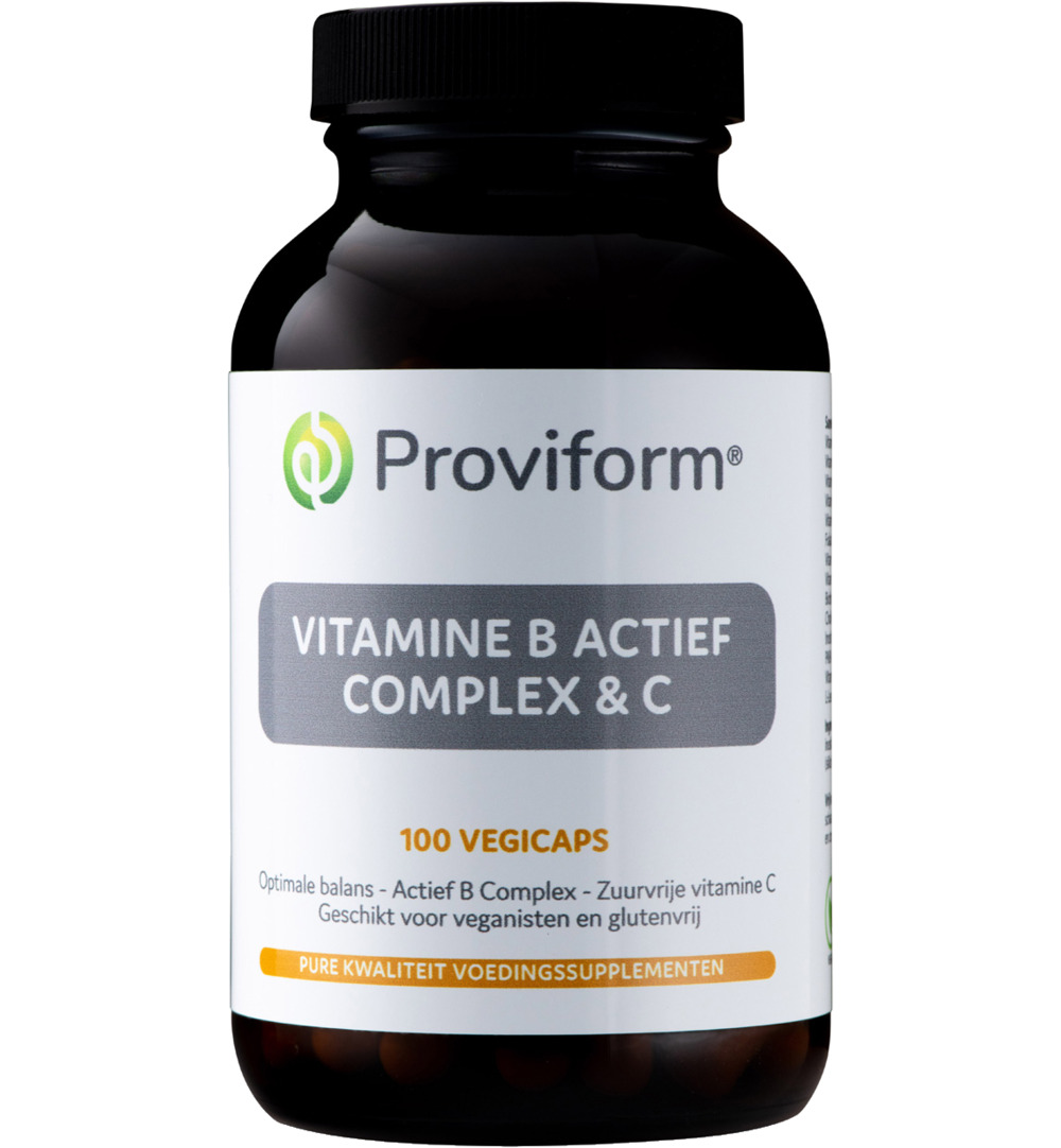 Proviform Vitamine B Actief Complex & C (100 vega capsules)