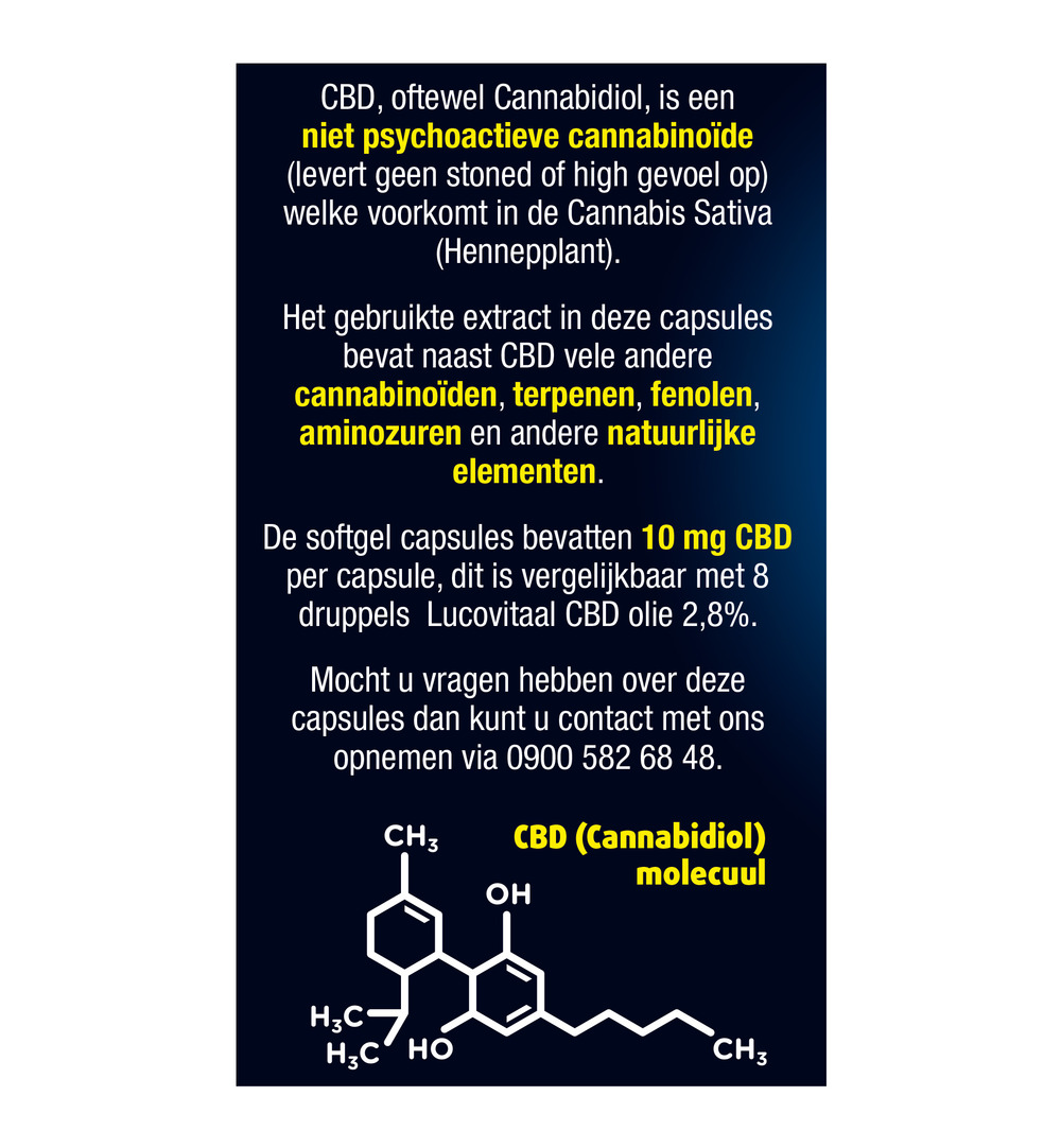 Lucovitaal CBD 10mg (30 capsules) - image 6