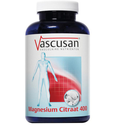 Vascusan Magnesium citraat 400 (200 tabletten)
