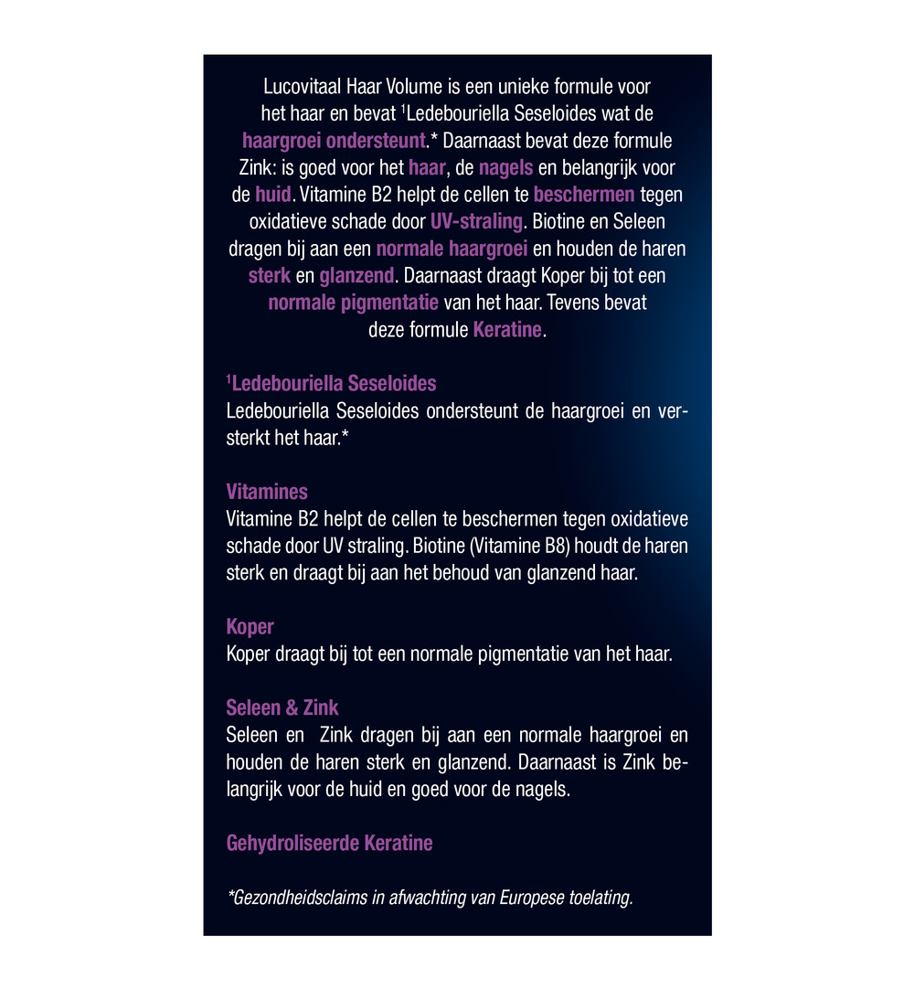 Lucovitaal Haar Volume (30 capsules) - image 5
