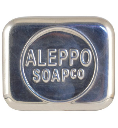 Aleppo Soap Co Zeepdoos aluminium leeg voor Aleppo zeep (1 stuk)