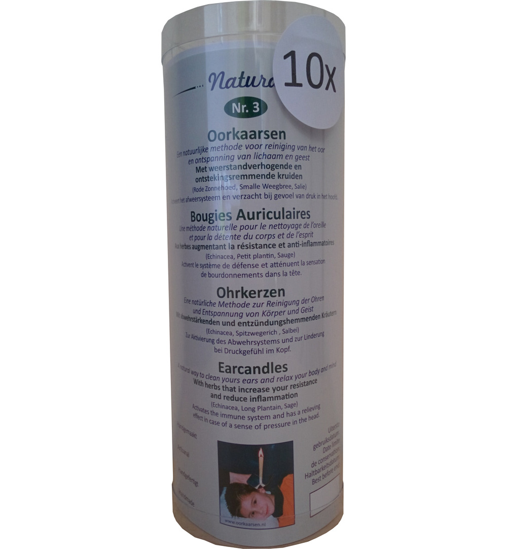 Naturado Oorkaarsen weerstandverhogend nr.3 (10 stuks)