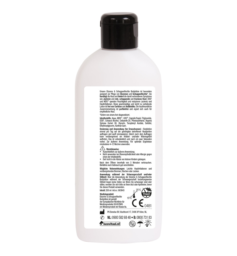 Lucovitaal Eczeem Psoriasis Bodylotion (200 ml) - image 3
