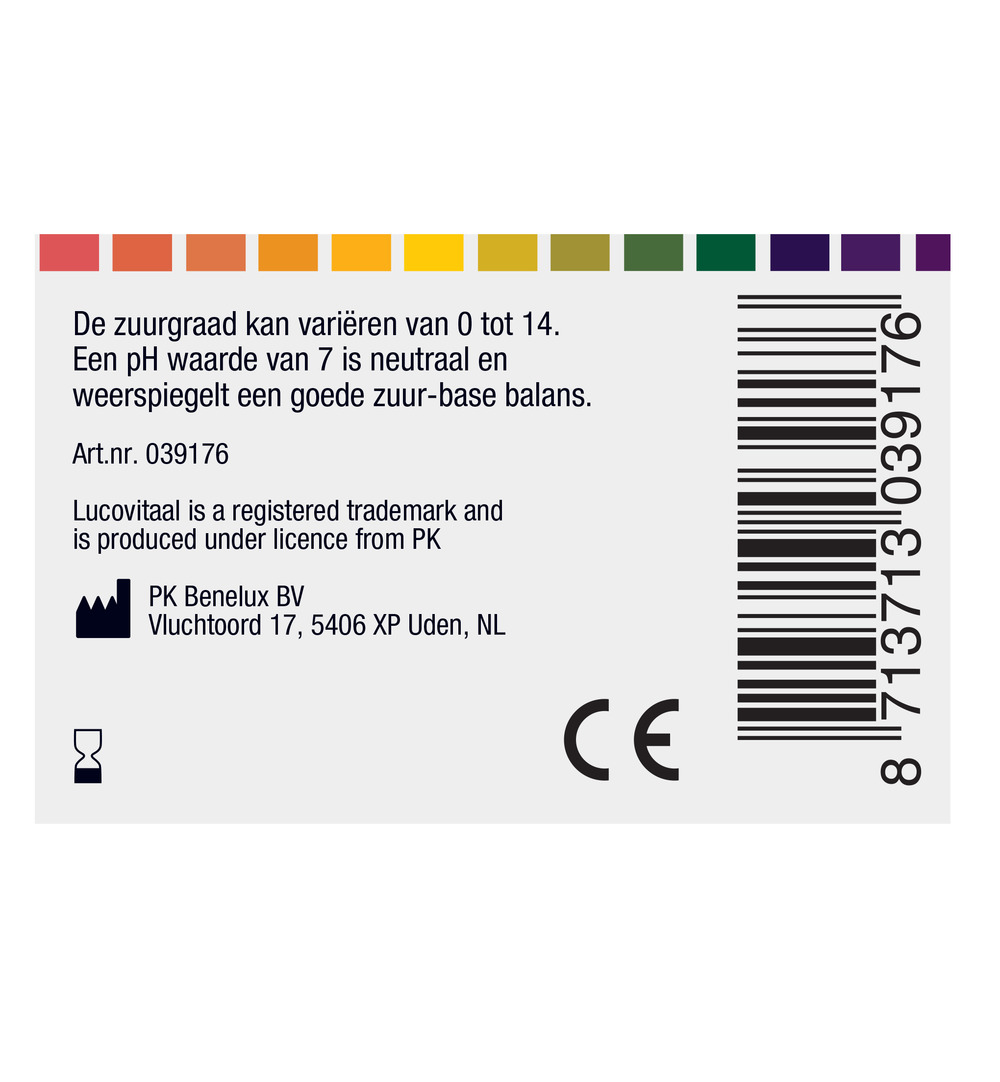 Lucovitaal Zuur Base pH Test Strips (80 stuks) - image 3