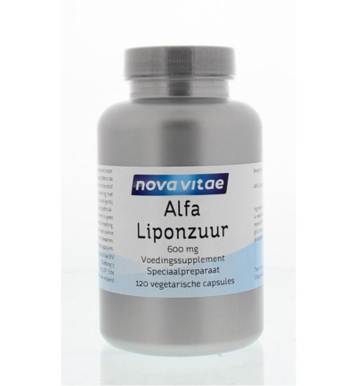 Nova Vitae Alfa liponzuur 600 mg (120 capsules)