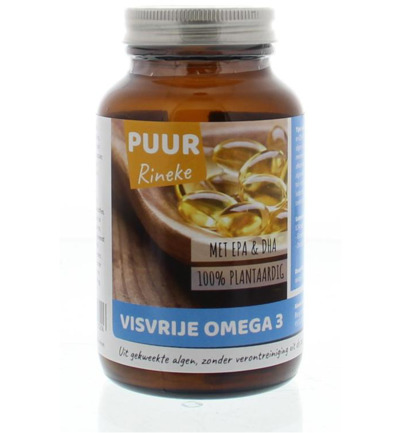Puur Rineke Visvrije omega 3 bio (60 vega capsules)