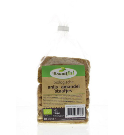 Bountiful Anijs Amandel Staafjes Bio (175 gr)