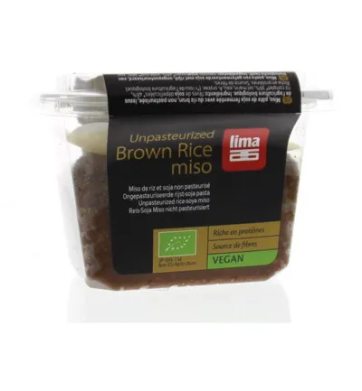 Lima Brown Rice Miso Ongepasteuriseerd Bio (300 gr)