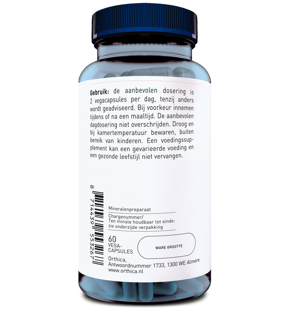 Orthica Magnesium bisglycinaat-120 (60 vega capsules) - image 2