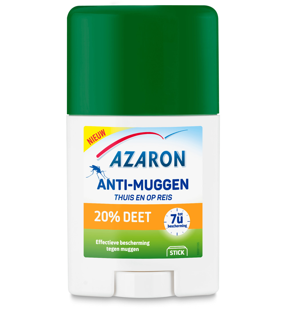 Azaron Anti muggen 20% deet stick (50 ml)