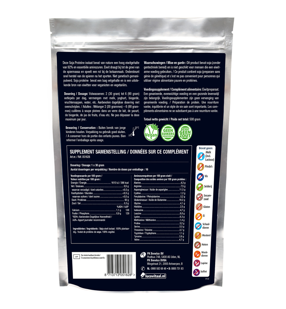 Lucovitaal Premium Proteïne Poeder (500 gr)