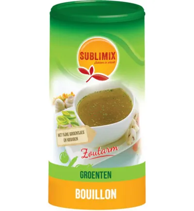 Sublimixgroentebouillon Zoutarm Glutenvrij (260 gr)