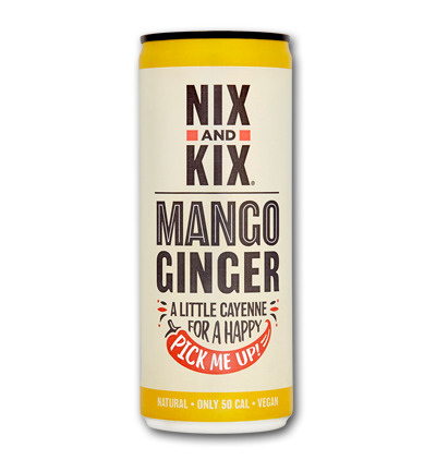 Nix & Kix Mango ginger blikje (250 ml)