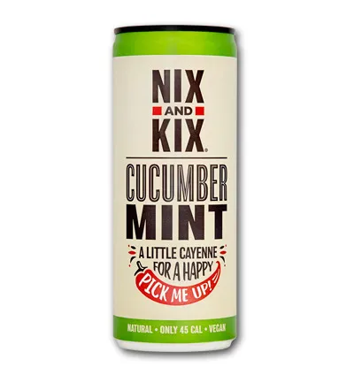 Nix & Kix Cucumber mint blikje (250 ml)