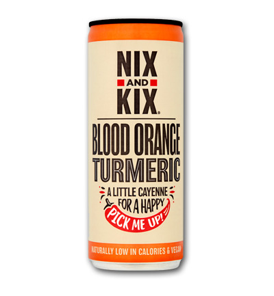 Nix & Kix Blood orange turmeric blik (250 ml)