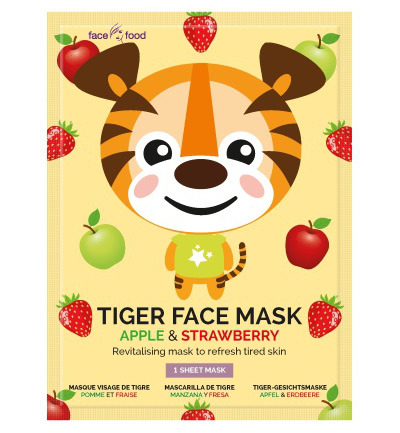 Montagne Jeunesse Tiger sheet face mask apple & strawberry (1 stuk)