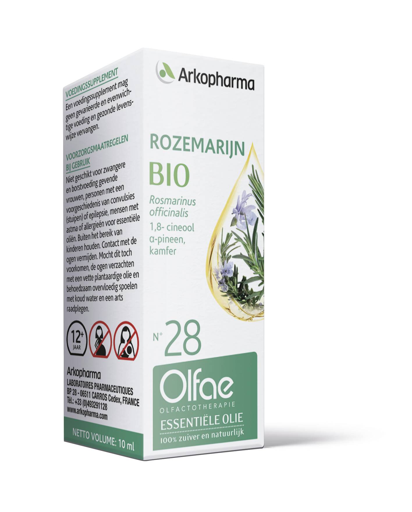 Olfae Rozemarijn Met Cineol 28 Bio (10 ml)