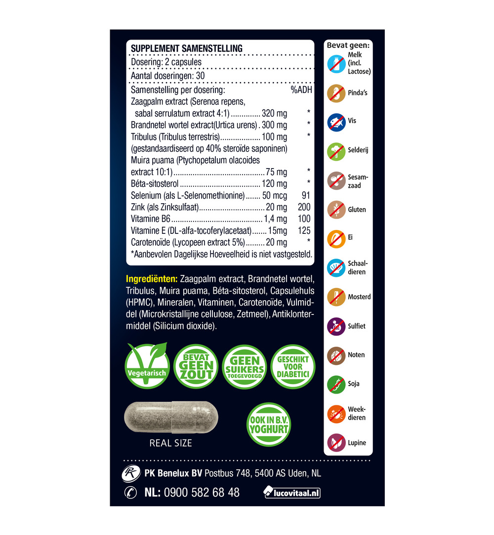Lucovitaal Prostaat Comfort (60 capsules) - image 2