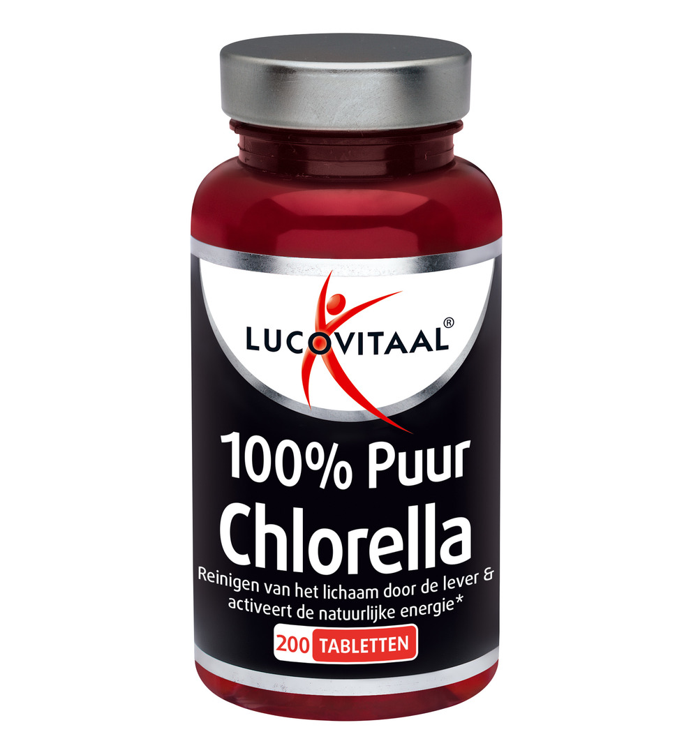 Lucovitaal Chlorella 100% Puur (200 tabletten)