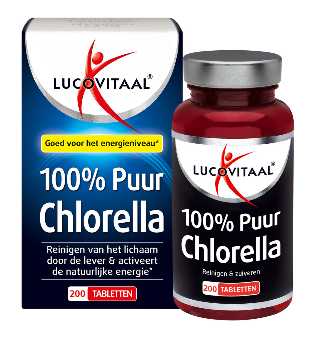 Lucovitaal Chlorella 100% Puur (200 tabletten) - image 2