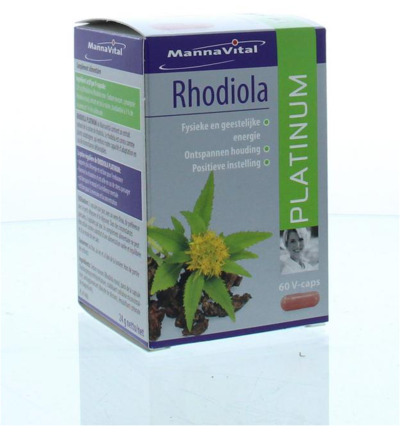 Mannavital Rhodiola platinum (60 vega capsules)