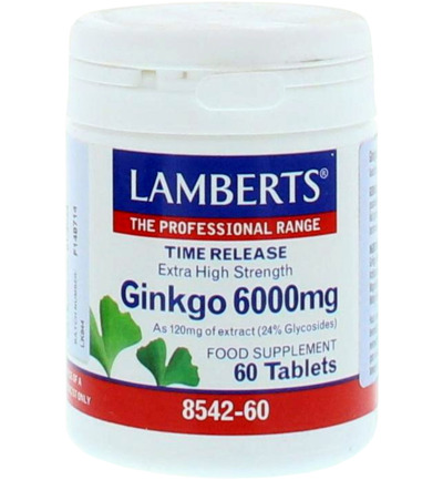 Lamberts Ginkgo 6000mg (60 tabletten)