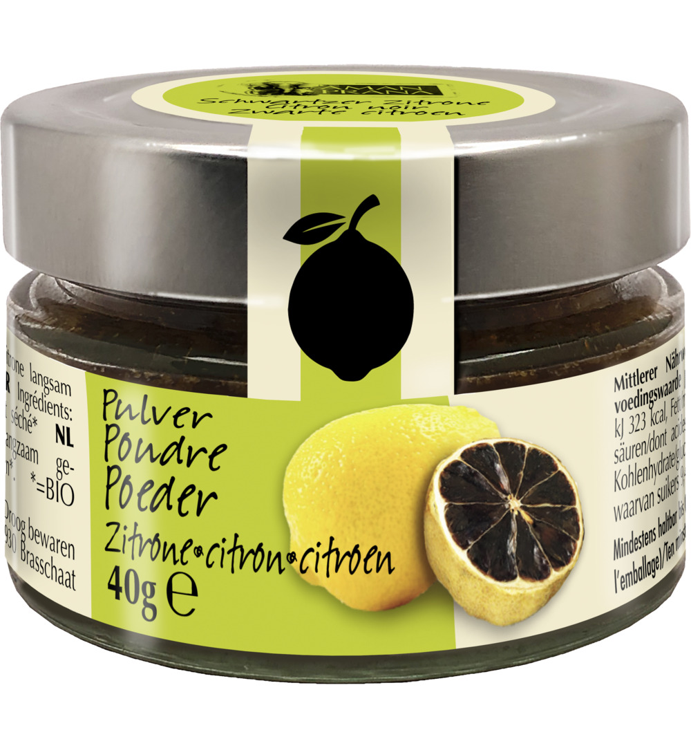 Amanprana Zwarte Citroen Poeder Bio (40 gr)