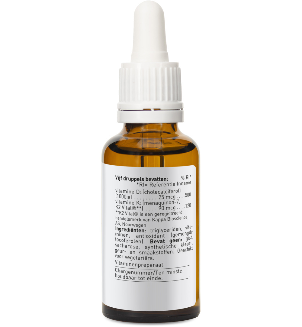 Orthica D3 & K2 oliedruppels (25 ml) - image 5