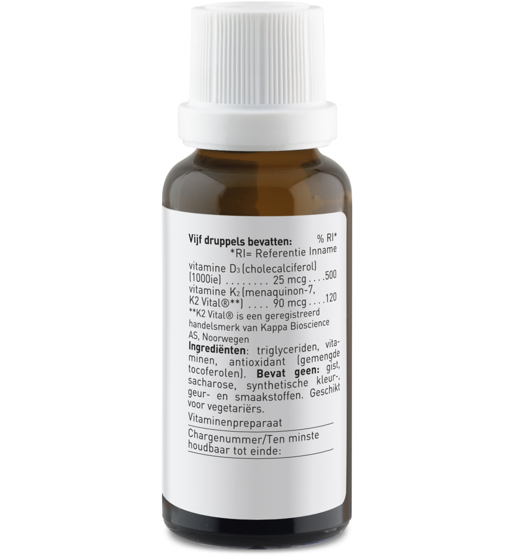 Orthica D3 & K2 oliedruppels (25 ml) - image 8