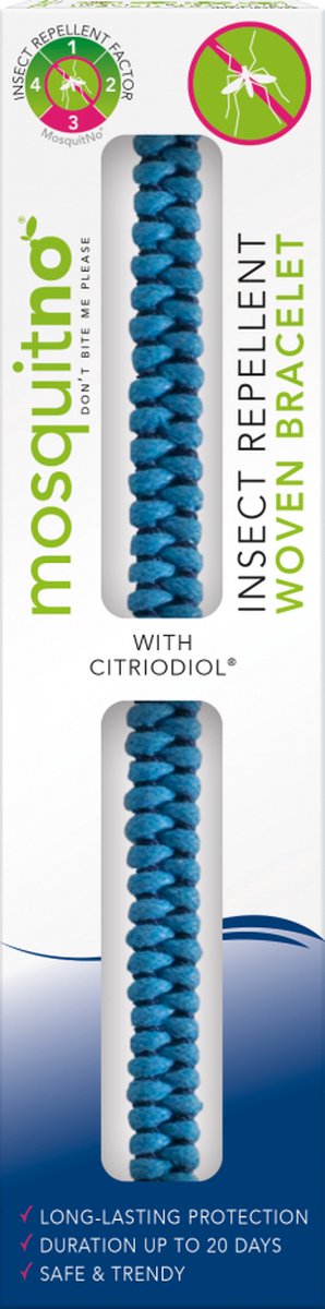 Mosquitno Insect Repellent Bracelet Woven (1 stuk)