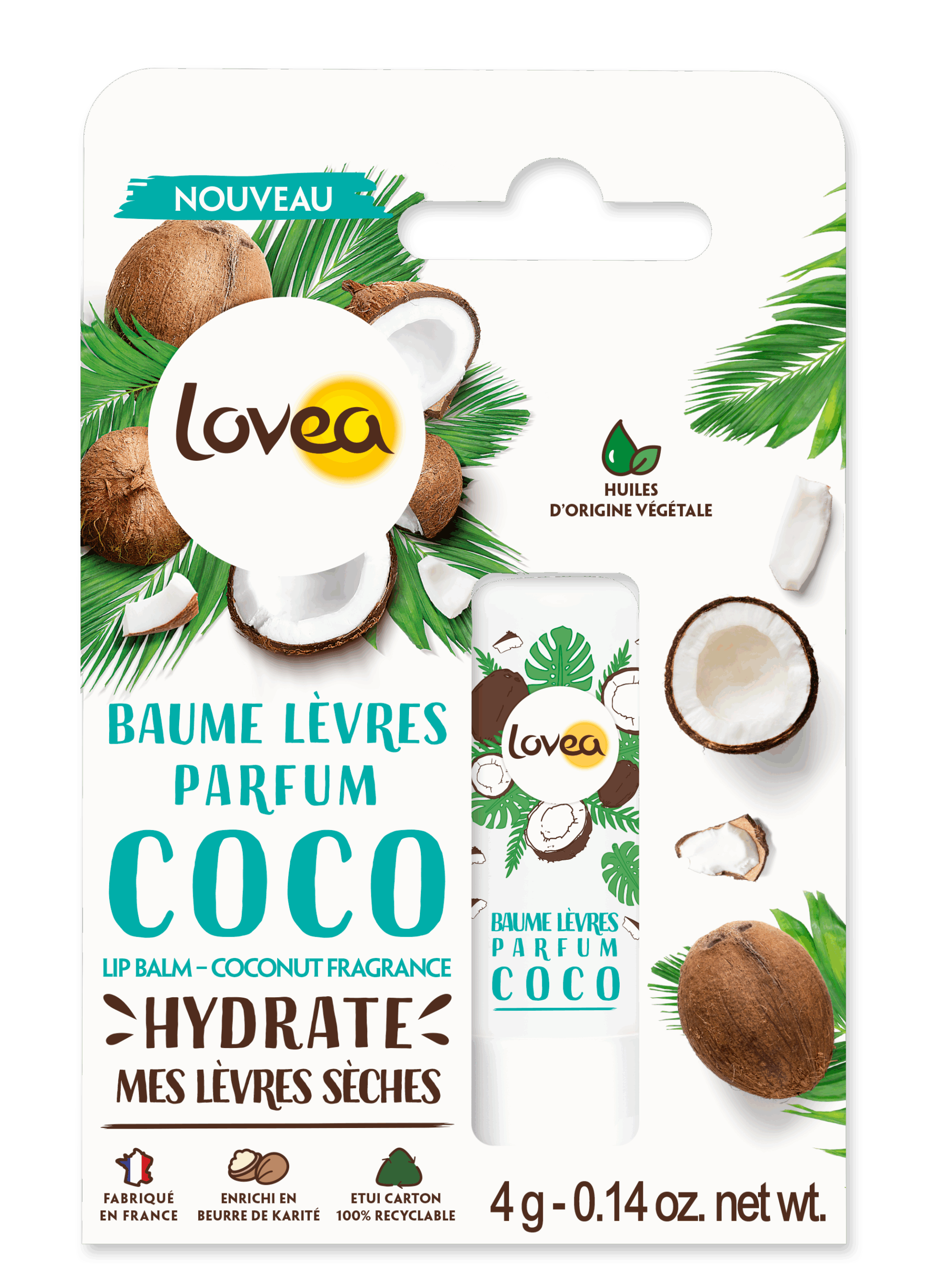 Lovea Lipbalsem Kokos (4 gr)