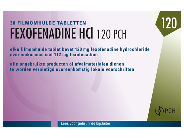 Teva Fexofenadine HCl 120mg (30 tabletten)