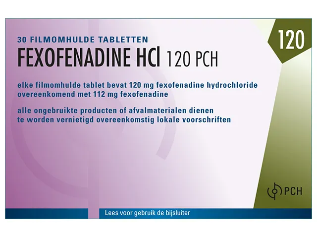 Teva Fexofenadine HCl 120mg (30 tabletten)