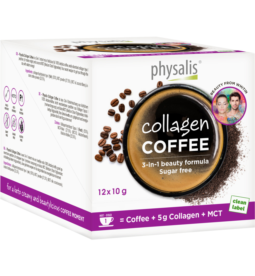 Physalis Collagen Coffee  (12 X 10 gr)