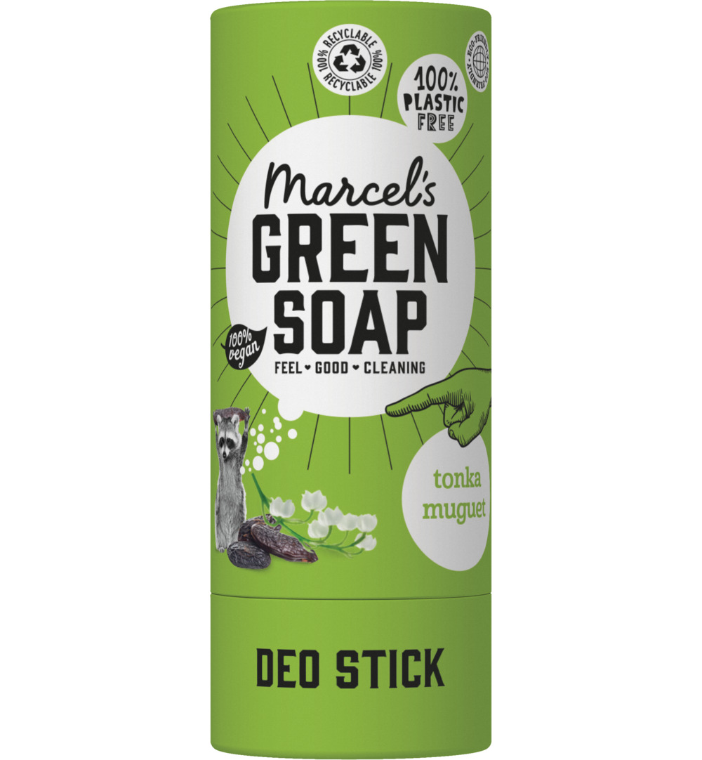 Marcel's Green Soap Deodorant stick tonka & muguet (40 gr)