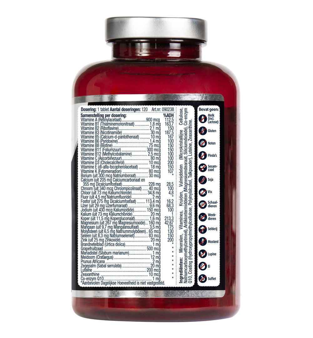 Lucovitaal Multivitamine Man (120 tabletten)
