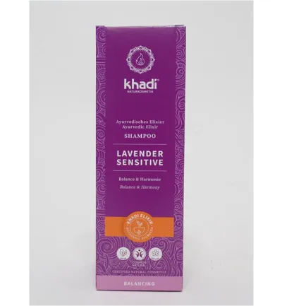Khadi Shampoo elixer lavender sensitive (200 ml)